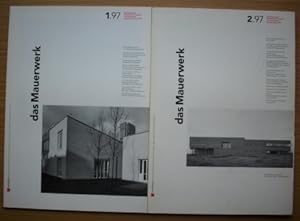 Das Mauerwerk 1 u. 2.97 Zeitschrift für Technik und Architektur, Ausgabe Februar und Mai 1997