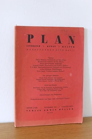 PLAN - Kunst - Literatur - Kultur - Erstes Jahr / November 1945 / Zweites Heft