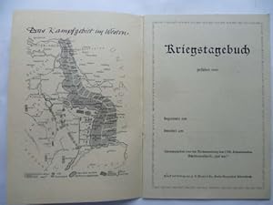 Kriegstagebuch geführt von . begonnen am . beendet am . Herausgegeben von der Reichswaltung des N...