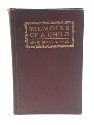 Image du vendeur pour Memoirs of a Child mis en vente par PsychoBabel & Skoob Books