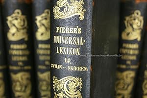 Imagen del vendedor de Pierers Universal-Lexikon der Gegenwart und Vergangenheit 3. Auflage, 17 Bnde, 1849-1852 (II) a la venta por Lexikon und Enzyklopdie