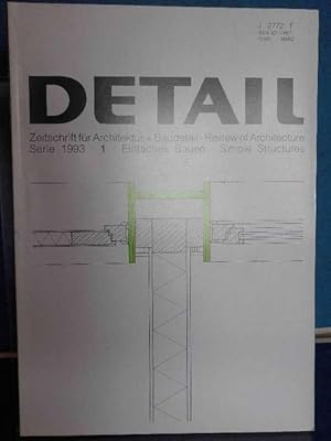 Detail Zeitschrift für Architektur u. Baudetail / Review of Architecture 1984-93 Konvolut v. 32 H...