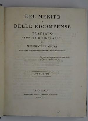 Del merito e delle ricompense. Trattato storico e filosofico&