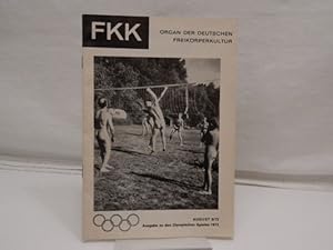 FKK Organ der Deutschen Freikörperkultur Ausgabe zu den Olympischen Spielen