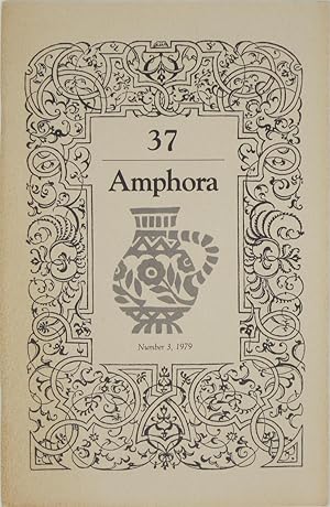 Image du vendeur pour Amphora 37: Number 3, 1979 mis en vente par Powell's Bookstores Chicago, ABAA