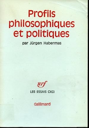 Seller image for Profils philosophiques et politiques Collection Les Essais CXCI for sale by Librairie Le Nord