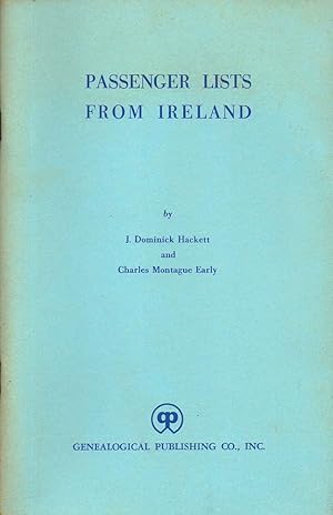 Seller image for Passenger Lists from Ireland for sale by Kenneth Mallory Bookseller ABAA