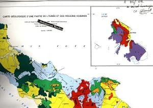 Carte géologique d'une partie de l' Eubée et des régions voisines. Herausg.: Labor. de Geologie I...