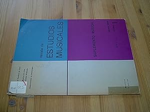 Imagen del vendedor de Obras instrumentales. (= Revista de estudios musicales. Suplemento musical. Ano 1, numero 1). a la venta por Antiquariat An der Vikarie