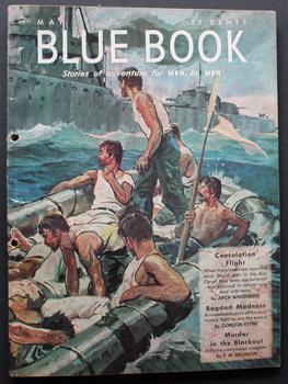 Bild des Verkufers fr BLUE BOOK (Bedsheet Size Pulp Magazine). May 1943; -- Volume 77 #1 Murder in the Blackout by F. W. Bronson zum Verkauf von Comic World