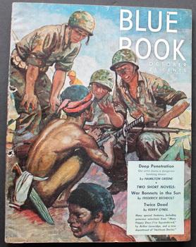 Seller image for BLUE BOOK (Bedsheet Size Pulp Magazine). October 1944; -- Volume 79 #6 Twice Dead by Kerry O'Neil ; WWII Soldier Cover for sale by Comic World