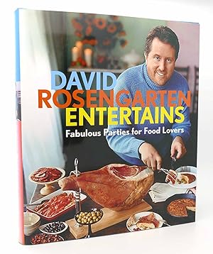 Bild des Verkufers fr DAVID ROSENGARTEN ENTERTAINS Fabulous Parties for Food Lovers zum Verkauf von Rare Book Cellar