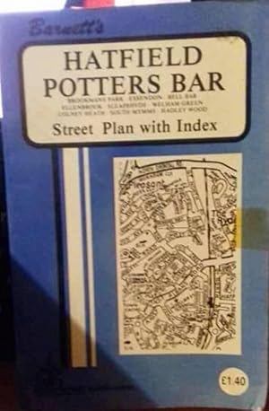 Barnett's Hatfield Potter's Bar Street Plan with Index