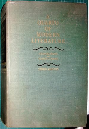 Seller image for A Quarto of Modern Literature for sale by Hanselled Books