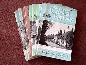 C.S.M.A. Gazette, 1958, The Journal of the Civil Service Motoring Association. CSMA. All 12 Janua...