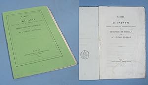 Seller image for Lettre  M. RATAZZI sur les entreprises de GARIBALDI par l'vque d'Orlans / dition Originale de 1867 for sale by Art et Collections