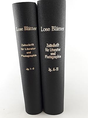 Bild des Verkufers fr Lose Bltter. 2002 - 2007 Zeitschrift fr Literatur und Photographie zum Verkauf von Antiquariat Bcherwurm