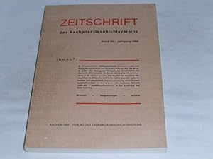 Seller image for Zeitschrift das Aachener Geschichtsvereins Band 92. Jahrgang 1985. for sale by Der-Philo-soph