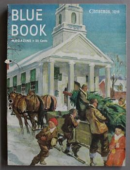 Imagen del vendedor de BLUE BOOK (Bedsheet Size Pulp Magazine). December 1946; -- Volume 84 #2 I Pledge Allegiance by Charles L. Clifford; ; Christmas Cover; a la venta por Comic World