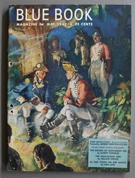 Immagine del venditore per BLUE BOOK (Bedsheet Size Pulp Magazine). May 1947; -- Volume 85 #1 Contraband Rubies by Charles L. Clifford - United States V South Carolina cover; venduto da Comic World