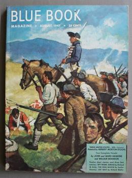 Seller image for BLUE BOOK (Bedsheet Size Pulp Magazine). August 1947; -- Volume 85 #4 The Sergeant, the Sikh and the Holy Man by John and Ward Hawkins - United States VIII Vermon cover; for sale by Comic World