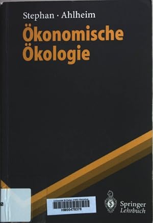 Seller image for konomische kologie. Springer-Lehrbuch for sale by books4less (Versandantiquariat Petra Gros GmbH & Co. KG)