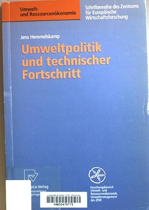 Bild des Verkufers fr Umweltpolitik und technischer Fortschritt : eine theoretische und empirische Untersuchung der Determinanten von Umweltinnovationen. Umwelt- und Ressourcenkonomie zum Verkauf von books4less (Versandantiquariat Petra Gros GmbH & Co. KG)