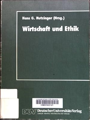 Bild des Verkufers fr Wirtschaft und Ethik. DUV : Sozialwissenschaft zum Verkauf von books4less (Versandantiquariat Petra Gros GmbH & Co. KG)