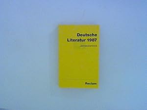 Image du vendeur pour Deutsche Literatur 1987 mis en vente par ANTIQUARIAT FRDEBUCH Inh.Michael Simon