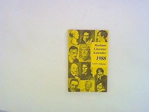 Bild des Verkufers fr Reclams Literatur-Kalender 1988 zum Verkauf von ANTIQUARIAT FRDEBUCH Inh.Michael Simon