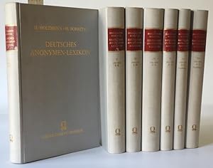 Deutsches Anonymen-Lexikon. Aus den Quellen bearbeitet. Sieben Bände. Bände I bis IV: 1501 - 1850...