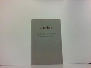Seller image for Luther: Zeitschrift der Luther-Gesellschaft; Jg. 36; Heft 2.-1965. for sale by Zellibooks. Zentrallager Delbrck