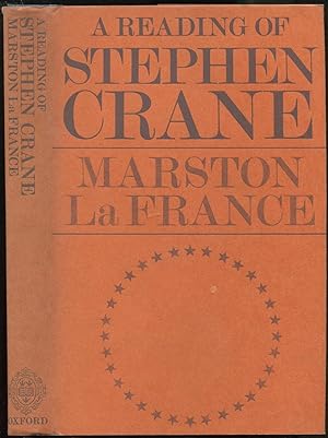 Bild des Verkufers fr A Reading of Stephen Crane zum Verkauf von Between the Covers-Rare Books, Inc. ABAA