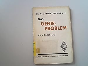 Bild des Verkufers fr Das Genie-Problem : Eine Einfhrung. zum Verkauf von Antiquariat Bookfarm