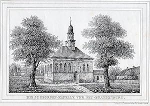 Bild des Verkufers fr Die St. Georgen-Kapelle vor Neubrandenburg. zum Verkauf von Antiquariat & Buchhandlung Rose