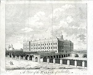 Bild des Verkufers fr A View of the Palace of Strelitz. A.G.Masch delin., T. Simpson sculp. zum Verkauf von Antiquariat & Buchhandlung Rose