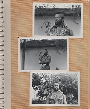 [Photo Album/Scrapbook of a Mr. T Impersonator]