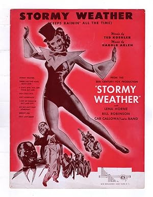 'Stormy Weather' Vintage Sheet Music, 1933. Ted Koehler (Words), Harold Arlen (Music). Mills Musi...