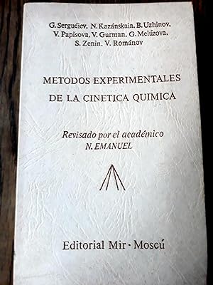 METODOS EXPERIMENTALES DE LA CINETICA QUIMICA