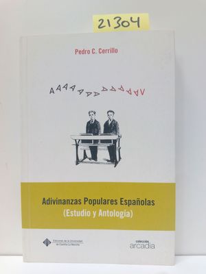 Immagine del venditore per ADIVINANZAS POPULARES ESPAOLAS (ESTUDIO Y ANTOLOGA). venduto da Librera Circus