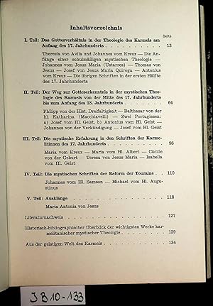 Der Karmel und seine Mystische Schule. (=Jahrbuch für mystische Theologie ; Jg. 8. 1962)