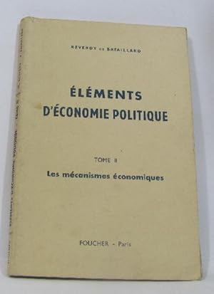 Seller image for lments d'conomie politique for sale by crealivres