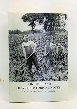 Image du vendeur pour Rhode Island Jewish Historical Notes, Volume 10, Number 4 (November 1990) mis en vente par Cat's Cradle Books