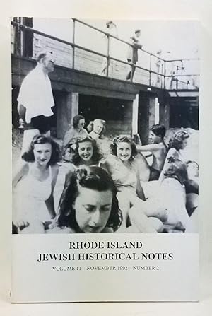 Image du vendeur pour Rhode Island Jewish Historical Notes, Volume 11, Number 2 (November 1992) mis en vente par Cat's Cradle Books