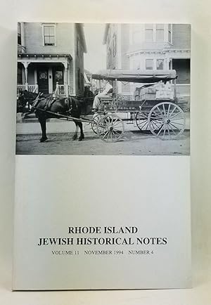 Seller image for Rhode Island Jewish Historical Notes, Volume 11, Number 4 (November 1994) for sale by Cat's Cradle Books