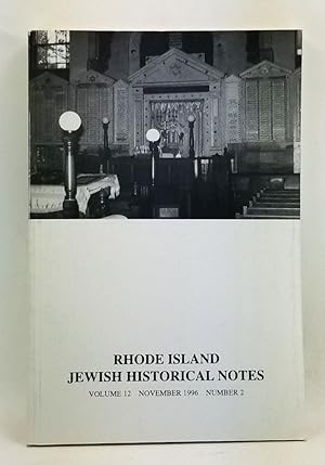 Bild des Verkufers fr Rhode Island Jewish Historical Notes, Volume 12, Number 2 (November 1996) zum Verkauf von Cat's Cradle Books