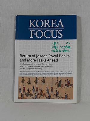Seller image for Korea Focus, Volume 19, No. 2 (Summer 2011): Return of Joseon Royal Books and More Tasks Ahead, Resolute Approach to Resume Six-Party Talks, Urgency of Korea-China Free Trade Agreement, Nuclear Energy and Democracy. for sale by Versandantiquariat Waffel-Schrder