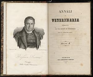 ANNALI di veterinaria. Pubblicati da una società di veterinarii sotto gli auspici del governo. An...