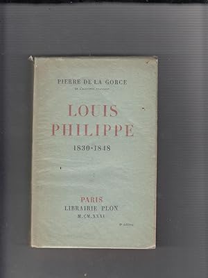 Bild des Verkufers fr Louis Philippe 1830-1848 zum Verkauf von Old Book Shop of Bordentown (ABAA, ILAB)