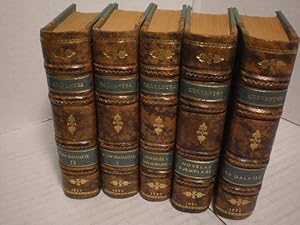 Seller image for Obras Cervantes ( 5 Vols.) Tomo I. Don Quijote I - Tomo II. Don Quijote II - Tomo III. Persiles y Segismunda - Tomo IV. Novelas Ejemplares - Tomo V. La Galatea for sale by Librera Antonio Azorn